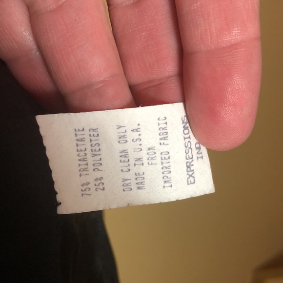 Vintage EXPRESSIONS Size 4 Field Military Inspired Blazer Detailed buttons USA - Picture 13 of 13